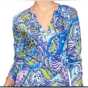 Lilly Pulitzer tunic top Cattitude